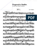 Tyrrell 40 Progressive Studies For Trombone