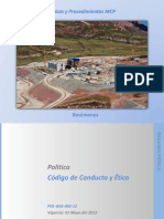POL-GGE-002-12 - Resumen Politica Codigo de Conducta y Etica