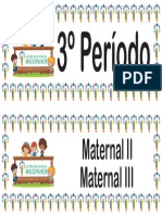 3 Período Maternal II E III