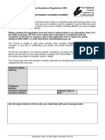 Application For Discretionary Housing Payment 1