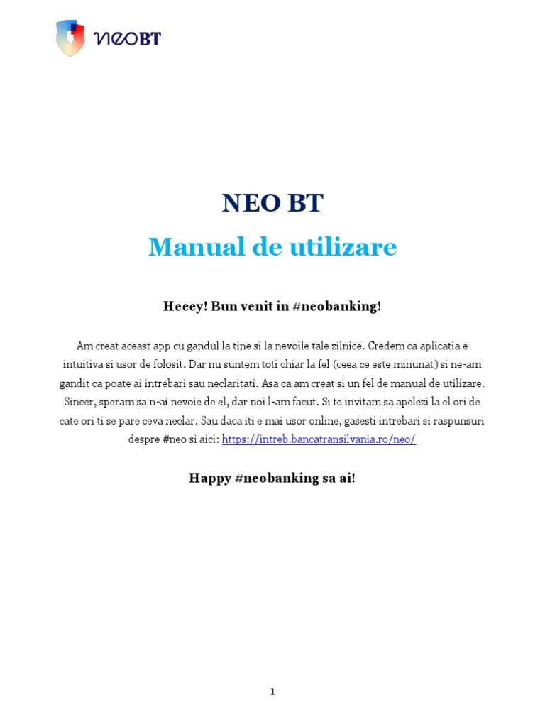 Manual Internet Banking Neoweb | PDF