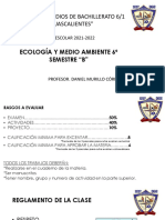 Centro de Estudios de Bachillerato 6/1 "Aguascalientes": Ecología Y Medio Ambiente 6º Semestre "B"