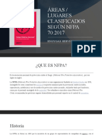 Áreas clasificadas según NFPA 70:2017