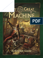 City of the great machine - Livre de Références