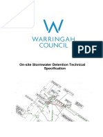 Onsite Stormwater Detention Technical Specification PDF Version