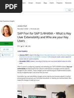 SAP Fiori For SAP S4HANA - What Is Key User Extensibility and Who Are Your Key Users