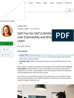 SAP Fiori For SAP S4HANA - What Is Key User Extensibility and Who Are Your Key Users