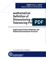 Mathematical Definition of Dimensioning and Tolerancing Principles