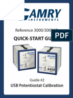Reference 3000 USB Pstat3000AE Calibration QSG2016