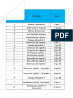 Diagrama de Gantt