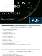 Introduction To Economics - Exercise 1