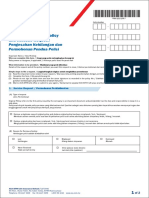 Declaration Lost of Policy & Reissue Request