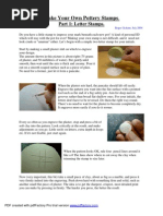 Make Your Own Pottery Stamps