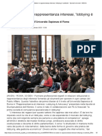 Al Via Master in Rappresentanza Interessi, 'Lobbying È Cambiato' - Speciali Ed Eventi - ANSA - It