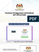 Manual Pengguna Ekehadiran SPP JPN