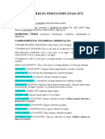 Plano alimentar e tratamentos para criação de perus Sérgio Fernandes