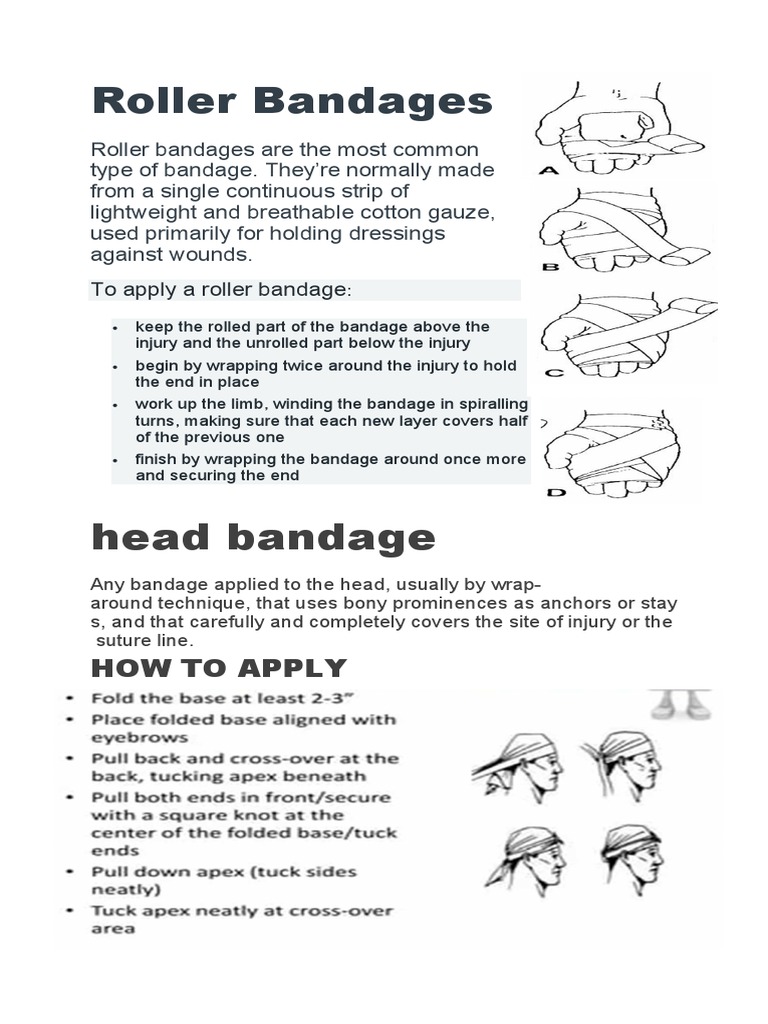 Roller Bandages Head Bandage PDF