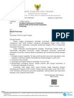 B-1367-JP.01-04-2022 Fasilitasi Pelaksanaan Pembinaan Disiplin PNS Di Pemerintah Kabupaten Purworejo