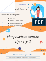 Herpesvirus Simple Tipo 1 y 2 y Virus de Sarampión