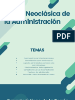 Teoria Neoclasica de La Administración