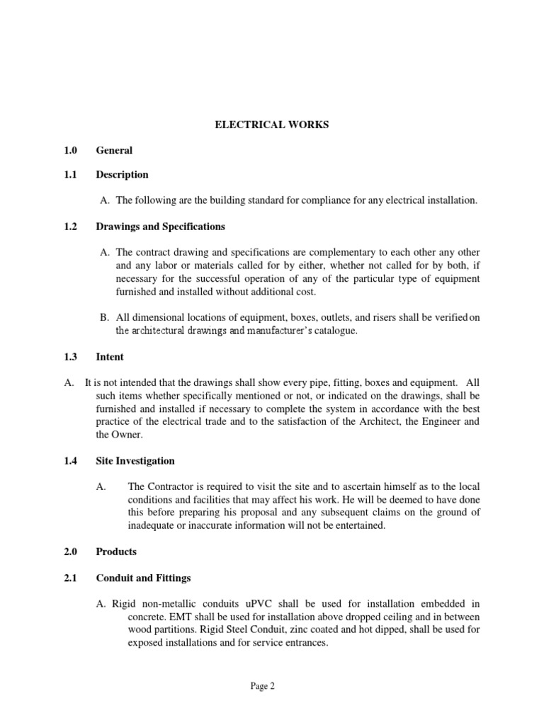 Electrical Specs PDF Electrical Wiring Ac Power Plugs And Sockets