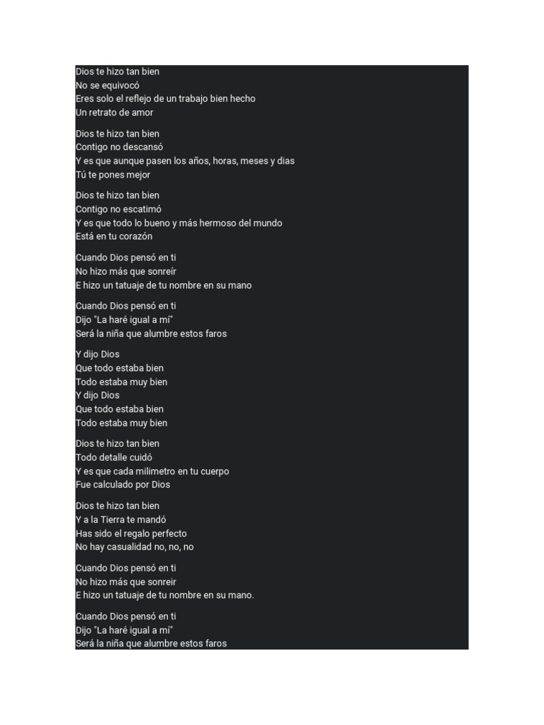Cancion Muchachos | PDF