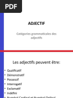 FONCTIONS DE LADJECTIF
