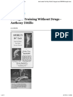 Strength Training Without Drugs - Anthony Ditillo