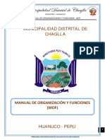 Municipalidad Distrital de Chaglla PACHITEA HUANUCO