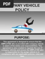 Company Vehicle Policy