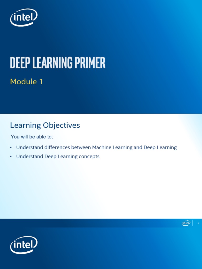 1DeepLearningPrimer PDF Deep Learning Artificial Neural Network