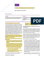 Factores Determinantes de La Salud Importancia de La Prevención Tema 4 (1 Ponente)