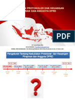 Kedudukan Keuangan Pimpinan Dan Anggota DPRD-FD