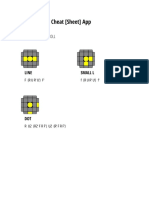 4LLL (4 Look Last Layer) Algorithms - 3x3 CFOP - Dan's Cubing Cheat (Sheet) App