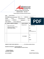 Industrial Training Application Form