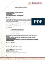 Plantilla para Elaboración de Secuencia Didáctica