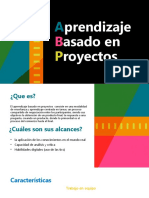 Aprendizaje Basado en Proyectos