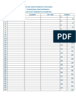 Daftar Hadir Peserta Prolanis