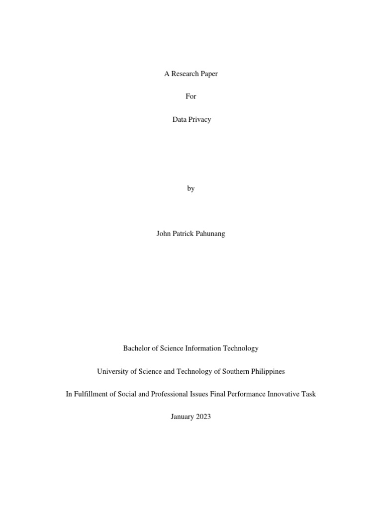 Data Privacy in the Digital Age | PDF | Privacy | Encryption