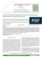 Analysis of Energy Management and Financ