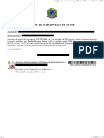 Termo de peticionamento em PDF no processo entre Cristiano Sales dos Santos e 0800 Nautica