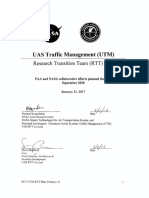 FAA NASA UAS Traffic Management Research Plan