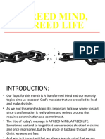 A FREED MIND, A FREED LIFE: How Christ Sets Us Free from Bondage