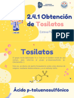 Obtención de Tosilatos