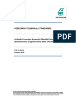 Petronas Technical Standards: Cathodic Protection System For Metallic Piping (Amendments/ Supplements To NACE SP0169)
