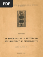 El Programa de La Revolucion en Libertad y Su Cumplimiento