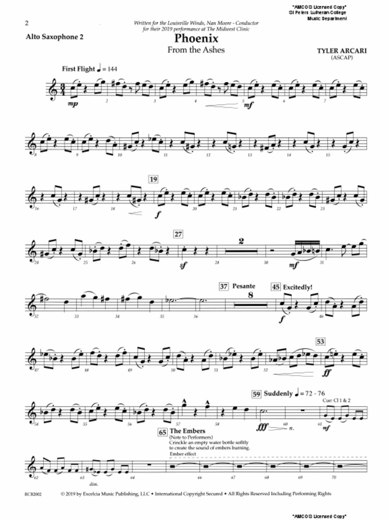 Phoenix Alto Sax 2 PDF