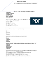 Banco de Preguntas Historia Del Perú y Universal