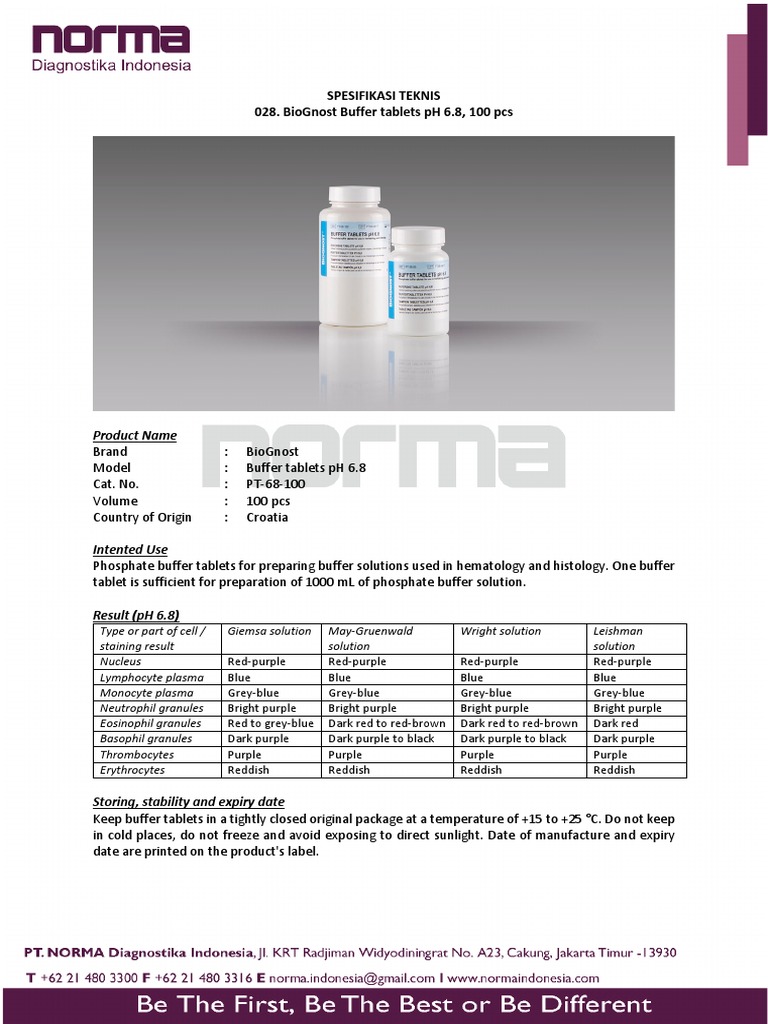 028 spesifikasi teknis buffer tablets ph 6 8 100 pcs pdf