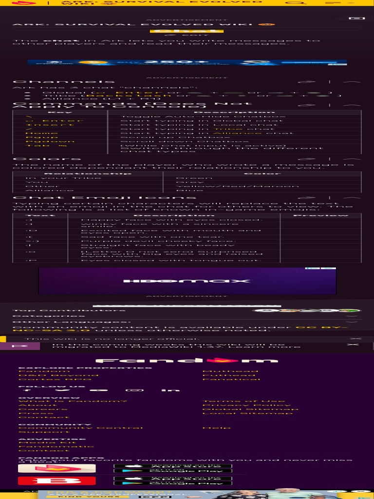 Chat ARK Survival Evolved Wiki PDF Wiki Software